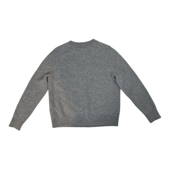 Charter Club Cashmere Sweater Womens Medium Le Vibe Gray Crewneck Preppy Luxury - Picture 3 of 9